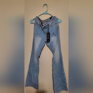 Size 9 Wax Jean Light Denim Boot Cut